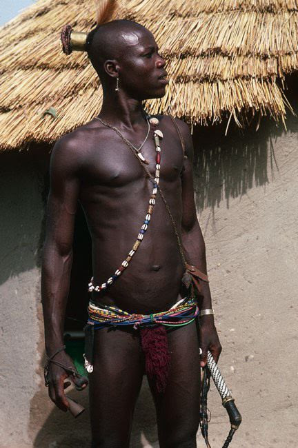 Africa | Tamberma initiate.  Northern Benin | ©Michel Renaudeau