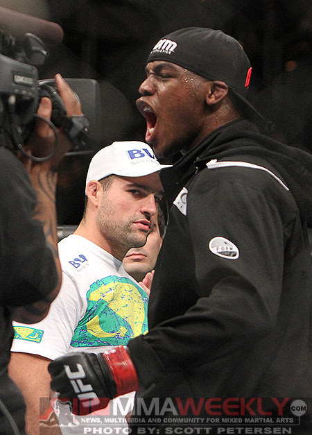 rashad evans jon jones. Rashad Evans is injured.