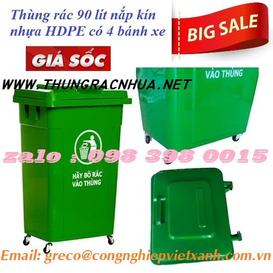 thung rac 90lit