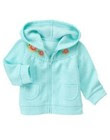 GYMBOREE GROWING FLOWERS BLUE SNAIL KNIT HOODY JACKET 6 12 24 2T 3T 4T 5T NWT