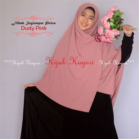 memakai jilbab syar  segi empat tutorial hijab