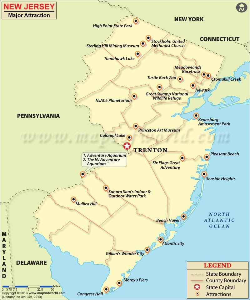 New Jersey Map  Fotolip.com Rich image and wallpaper