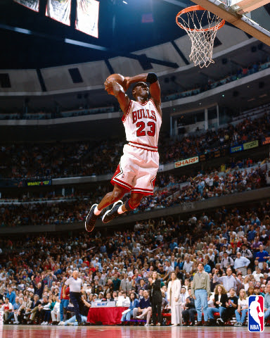 michael jordan foul line dunk
