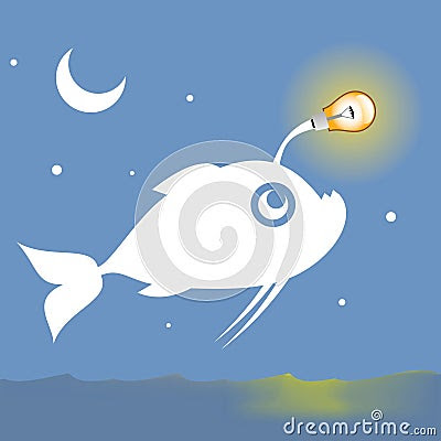 Deep  Fishing Maryland on Vector Illustration  Deep Sea Fish  Image  21654980