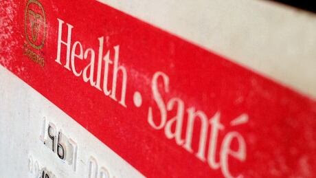 Ontario old red and white health card