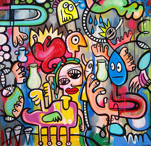 dream of a better tomorrow 36x36  by jelene