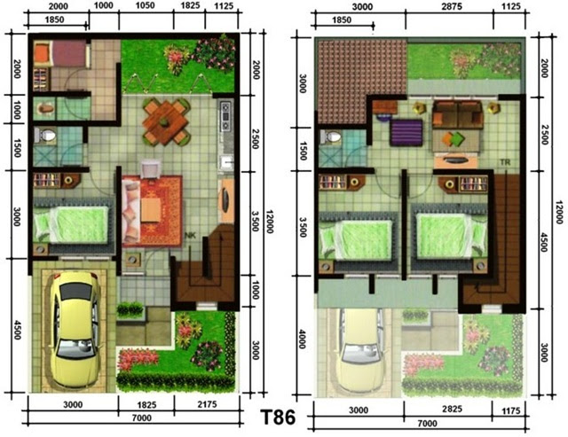 Denah Rumah Minimalis Modern 2 Lantai Denah Rumah 2370 Denah Rumah Minimalis Modern 2 Lantai Denah Rumah 2370