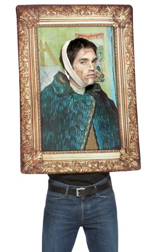 Rasta Imposta Mens Funny Van Gogh Painting Adult Halloween Costume  
