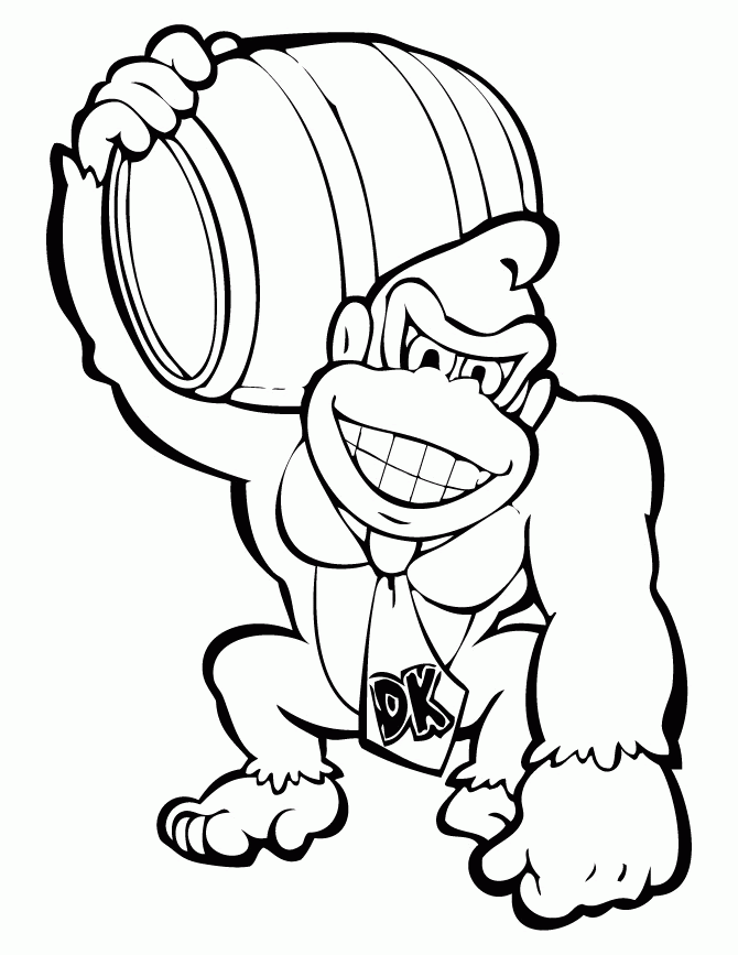 Download King Kong Coloring Page - Coloring Home