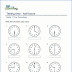 1st grade telling time worksheets free printable k5 learning - telling time worksheets for 1st grade
