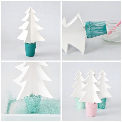 Glittery Trees