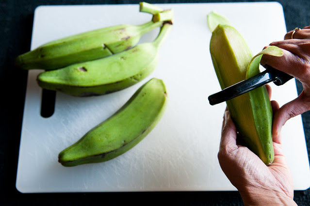 Green bananas