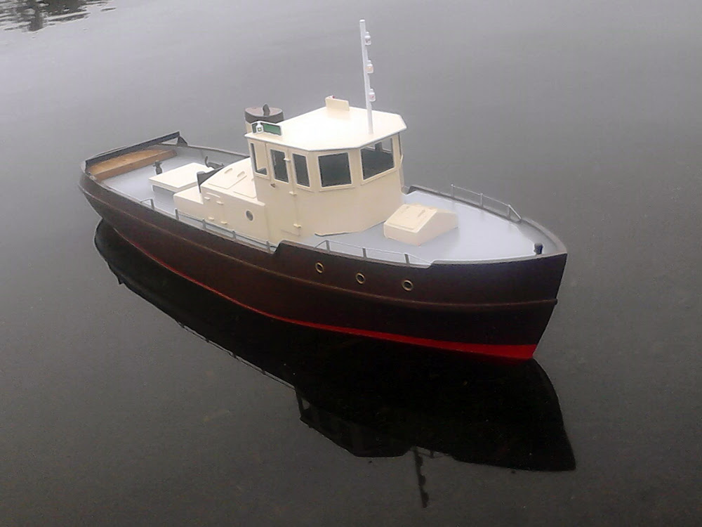 Dutch Harbour Tug Scale Model by Philip Reardon - Free 