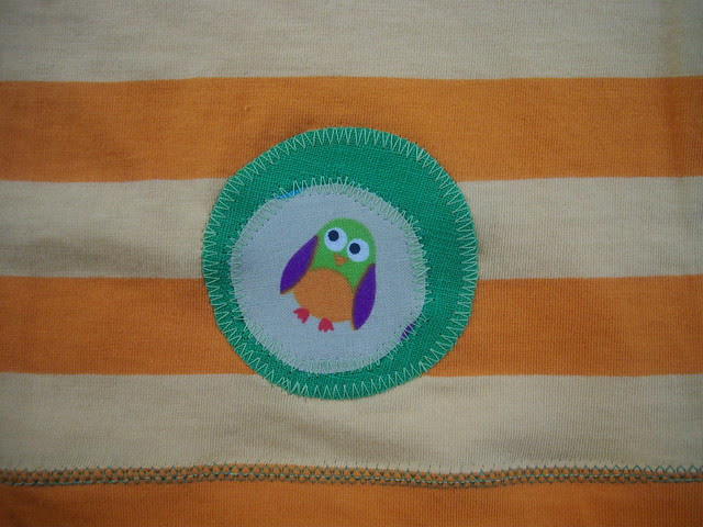 patch on the back