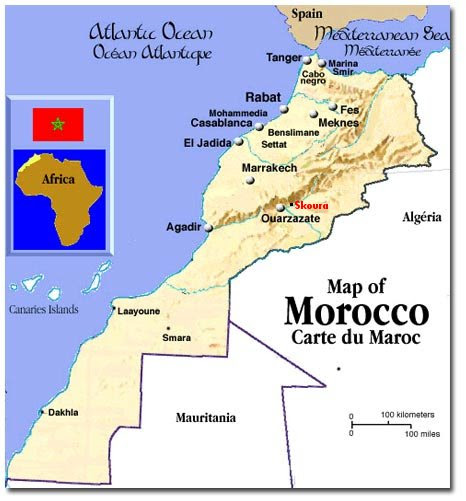 La palmeraie de Skoura.