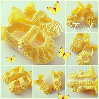  baby slipper shoes wonderfuldiy1 Wonderful DIY Crochet Cute Baby Shoes