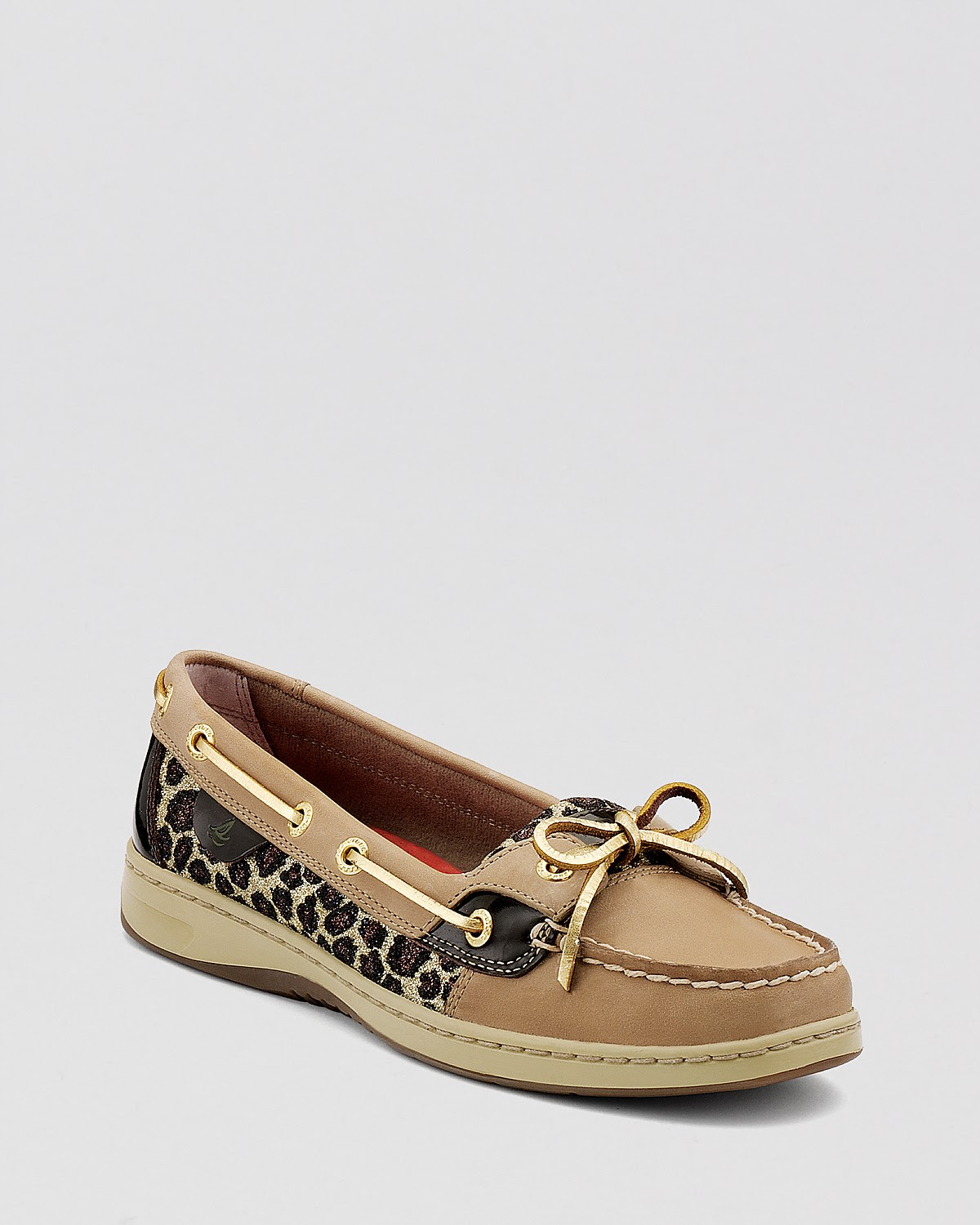 Sperry Top-Sider Boat Shoes - Angelfish With Sparkle Leopard ...
