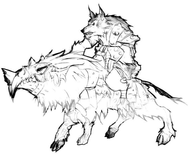 world of warcraft cataclysm worgen wallpaper. world of warcraft worgen