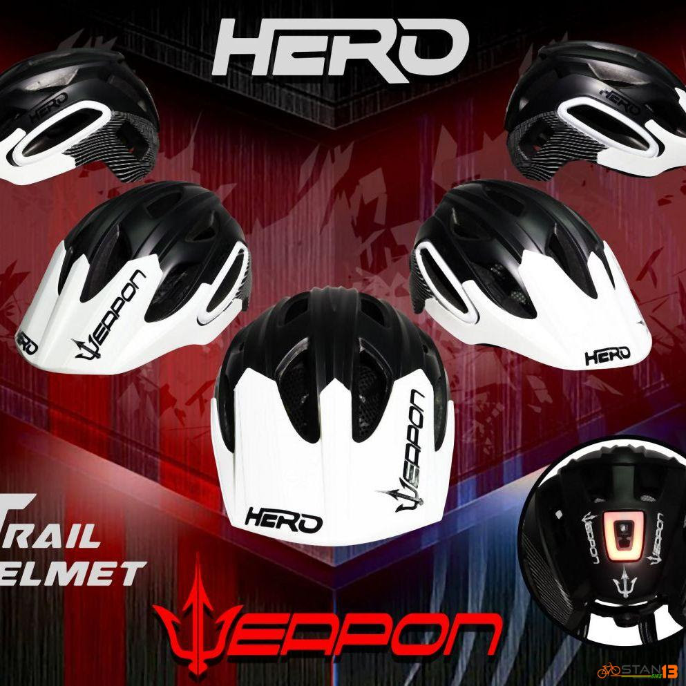 Helmet Weapon Hero Trail Helmet With Light Stan13 Bike Philippines