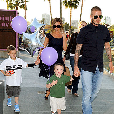 David Beckham & Family