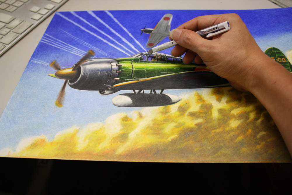 Ryota S Works 色鉛筆画 イラスト