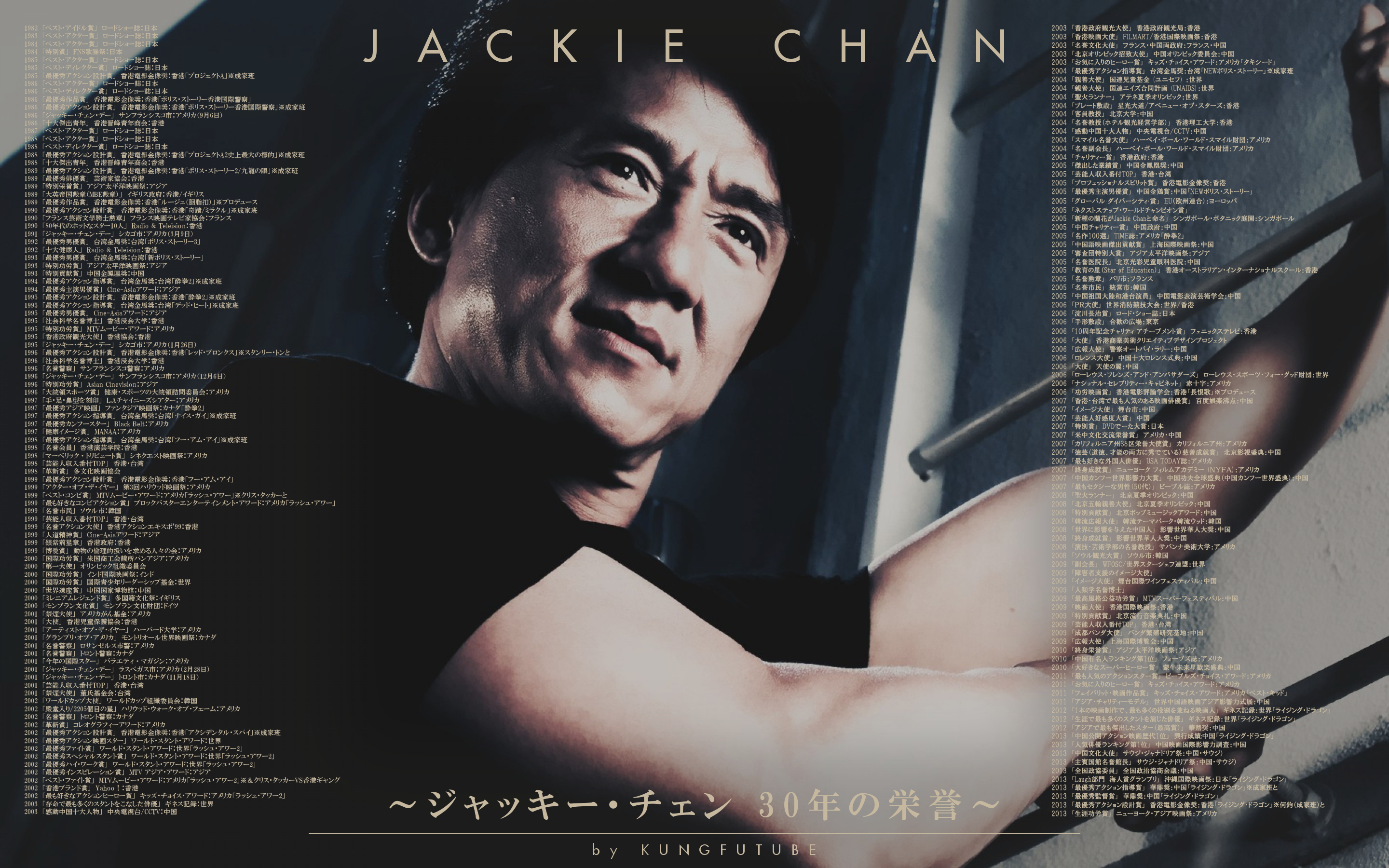 ジャッキー チェン受賞歴 30年の栄誉 カンフースター総合情報サイト Kungfu Tube