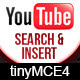 TinyMCE 4 plugin Youtube search and insert - CodeCanyon Item for Sale
