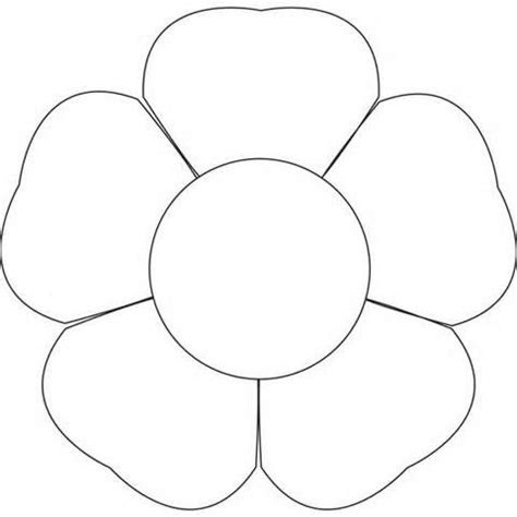 Download the free flower printables. flower template yahoo image search results flower templates