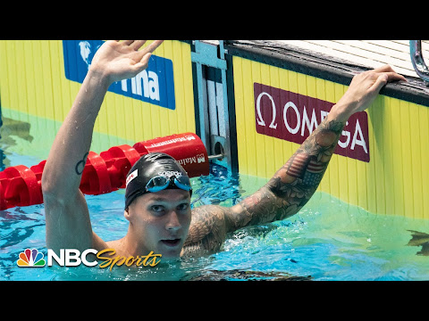 Caleb Dressel Swimming