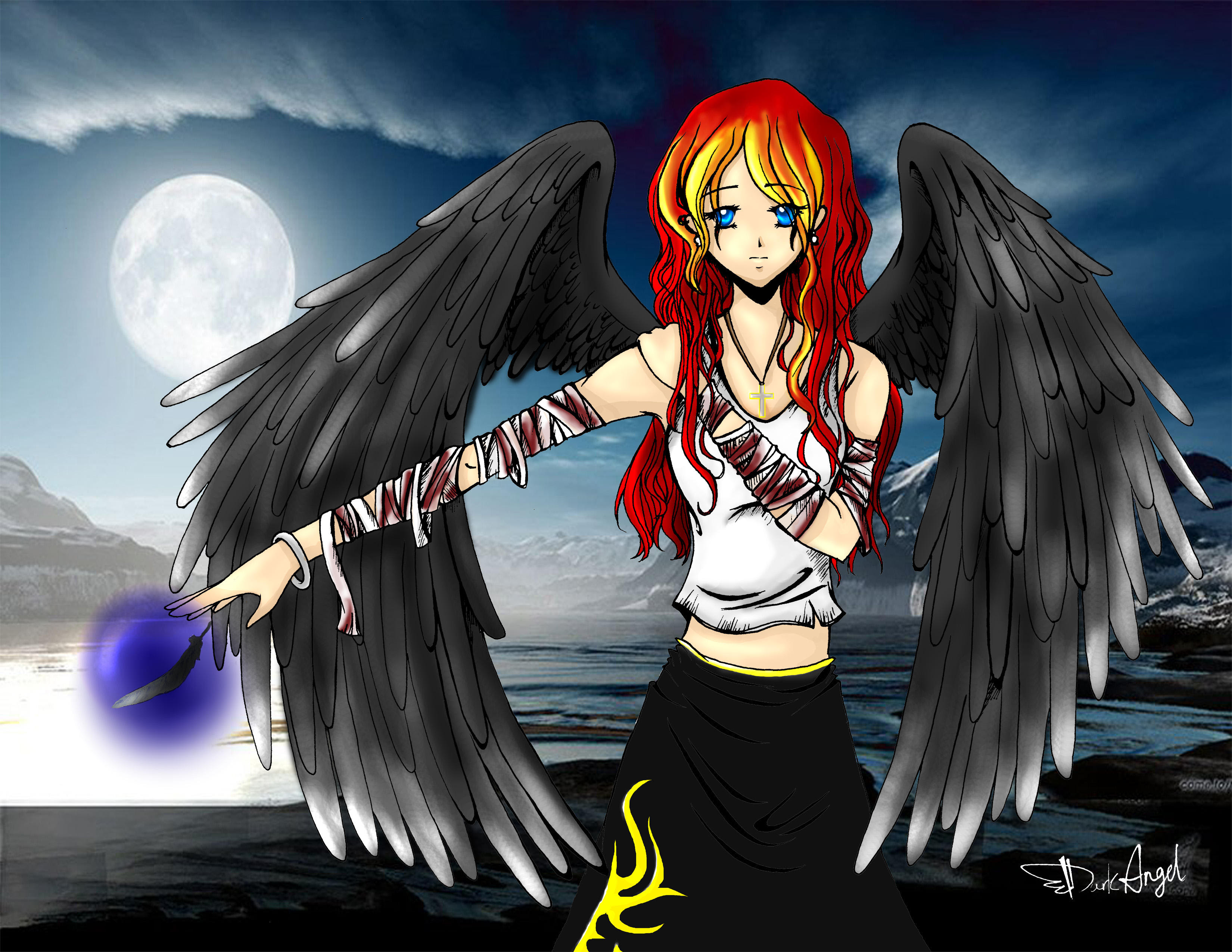 Angel girl by Dark Angel san on DeviantArt Angel girl by Dark Angel san on DeviantArt