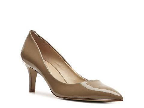 Nine West Elise Patent Pump Mid  Low Heel Pumps Pumps  Heels Women's ...