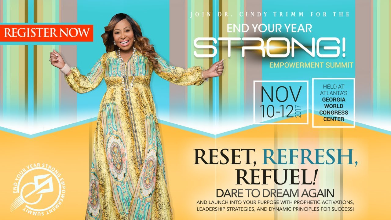 cindy trimm 2017 Summit Strong Empowerment Dr End Your 2017 Year with
