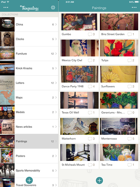 Save and share the stories behind your treasured things with Thingealogy for iOS
