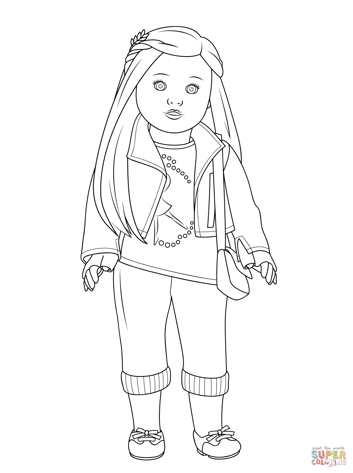 American Girl Coloring Pages Free Coloring Pages