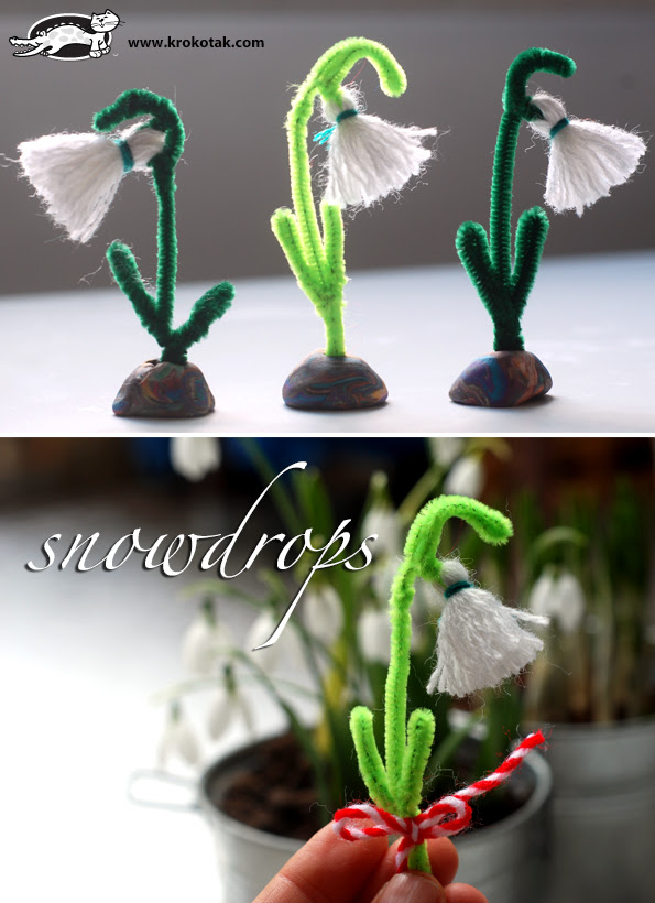 A Snowdrop from Threadа
