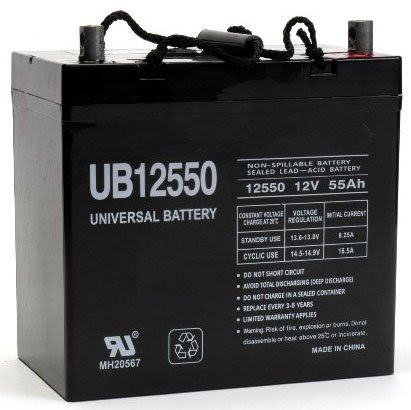 Pride BATLIQ1018 12V 55Ah Sealed AGM Battery Group 22NF On Sale