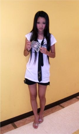 読者モデル女子中学生 アイス