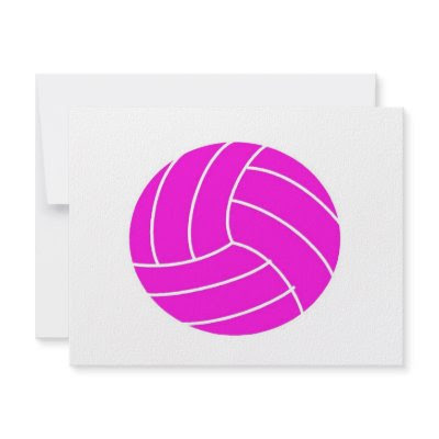 pink volleyball