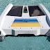 Solar Powered Pool Surface Skimmer : This solar pool skimmer works all day to remove debris and clean your pool.