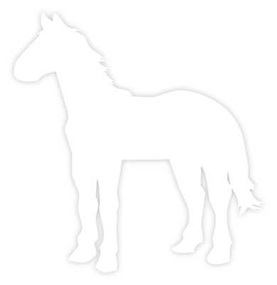 馬シルエットイラスト素材 見本 Kmsys午年賀状イラスト素材集