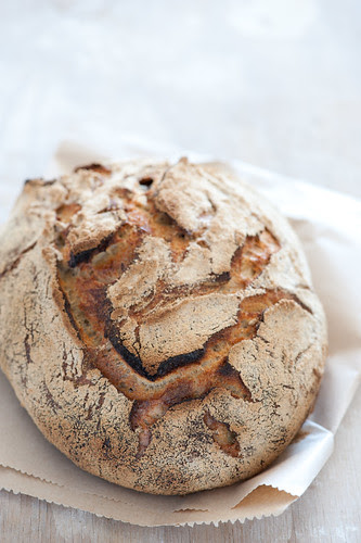 rustic homemade sourdough bread