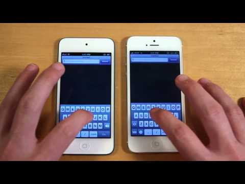 iPod Touch 5G vs. iPhone 5: Speed Test - iphone 5g
