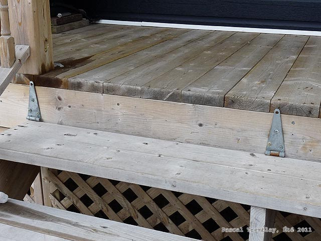 Shed Under a Deck Storage Plan Idea - Lattice Around Deck
