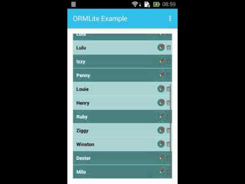 Managing SQLite database with ORMLite in Android