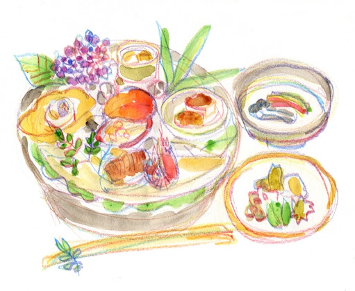 料理のイラスト 水彩と色鉛筆でやさしく 美味しく Stucoa