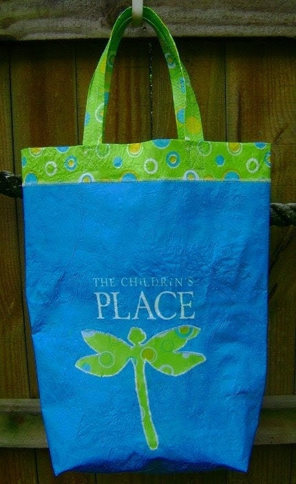 The Children's Place Tote made by fusing plastic bags