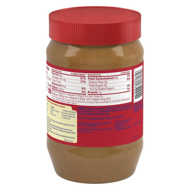 JIF JIF Creamy Peanut Butter, 40 oz, 2 Pack in the Snacks ...