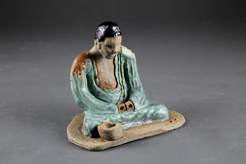 Sleepy Meditating Professor Huntington Buddha