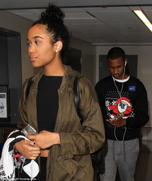 Family support: In addition to Khloe, Lamar's daughter, 17, and son, 13, visited their dad over the Christmas holidays, flying in from New York where they live with their mother Liza Morales