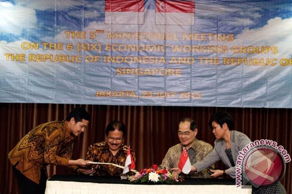 Kerjasama Ekonomi Indonesia - Singapura - Foto ANTARA News
